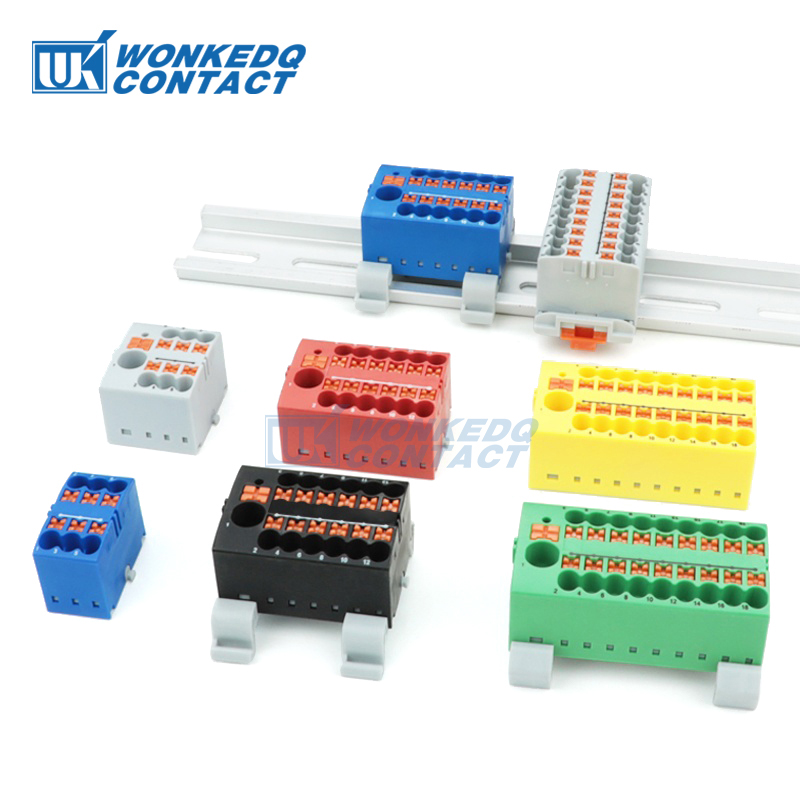 Push Fit Connector - 분배 블록 PTFIX 2.5mm² 2/4/6/7/12/13/18/19 연결
