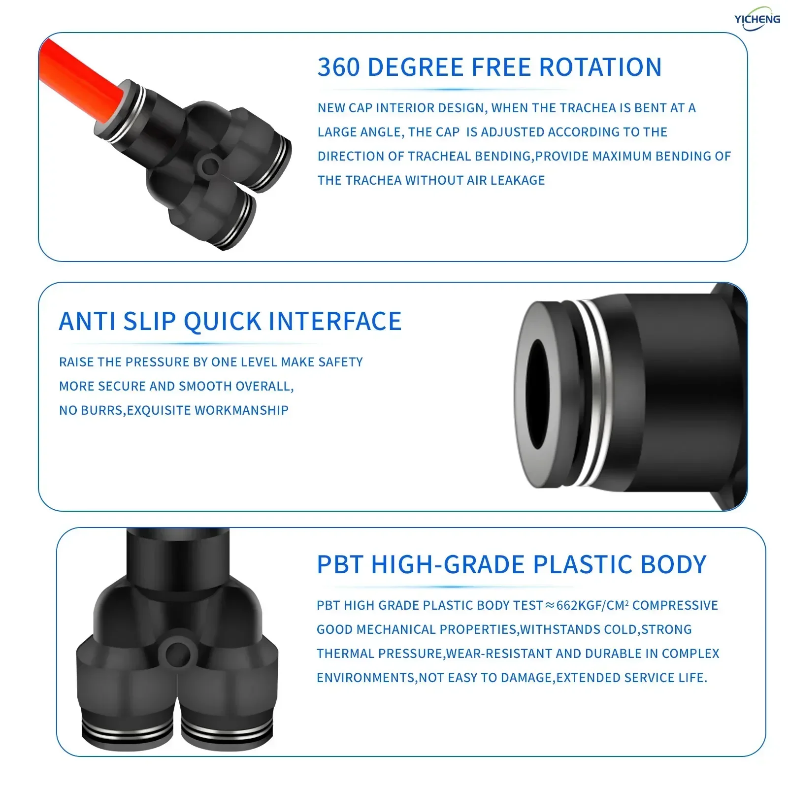 공압 호스 커넥터 6MM 외경 Y형 스플리터 푸시 연결 - Push Fit Connector 리뷰 및 가격