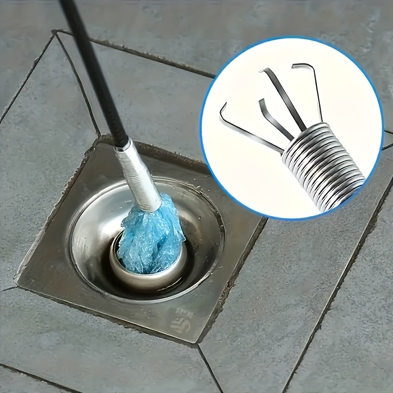 1개입 하수구 청소기, 변기 막힘 제거기 - 가정용 변 - Drain Pipe Clip 리뷰 및 가격
